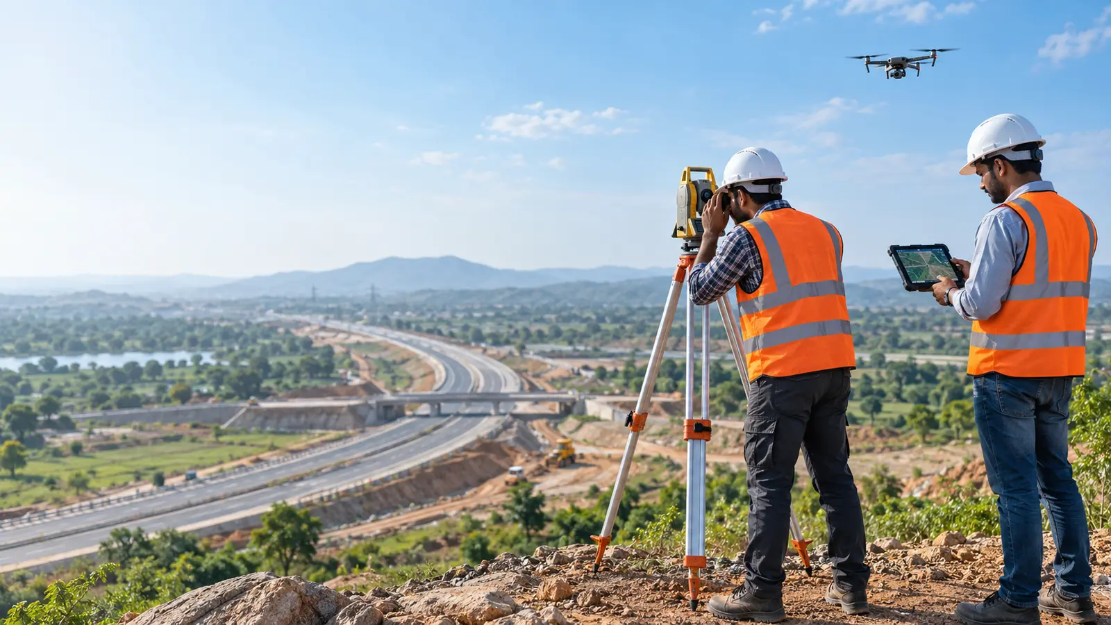 Drone and Topographic Surveying - Tejyog Infratech