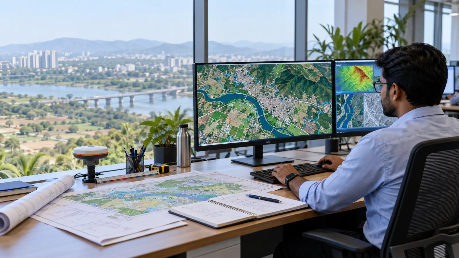 GIS and Geospatial Planning Services - Tejyog Infratech